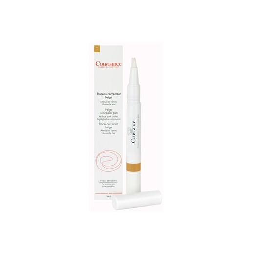 Avene Couvrance silnie kryjący korektor w kredce z pędzelkiem odcień 1 Beige (Pinceau correcteur beige) 1,7 ml + do każdego zamówienia upominek. iperfumy-pl bialy
