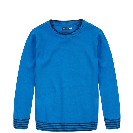 Sweter dla chłopca endo niebieski ocieplane