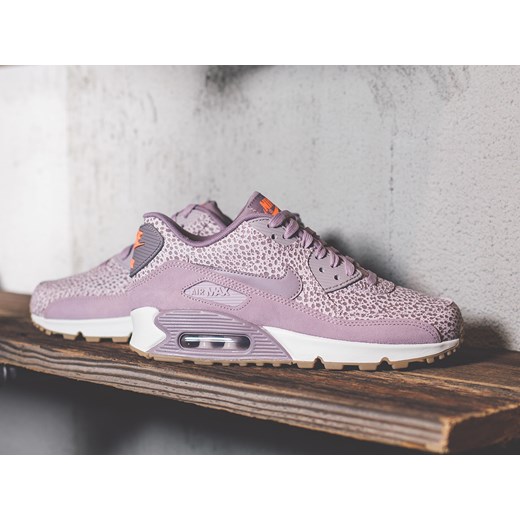 Buty damskie sneakersy Nike Air Max 90 Premium "Plum Safari" 443817 500 sneakerstudio-pl rozowy Buty sportowe casual