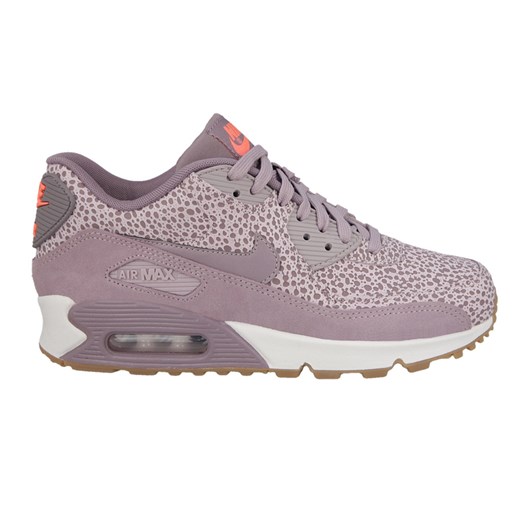 Buty damskie sneakersy Nike Air Max 90 Premium "Plum Safari" 443817 500 sneakerstudio-pl szary lato