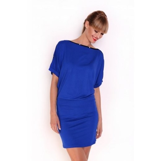 OXYD Sukienka/tunika ,,nietoperz'' OXYD 5013 chabrowa arkanymody niebieski casual