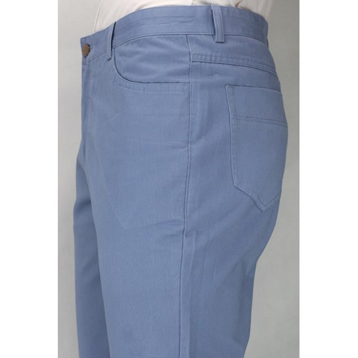 Modne spodnie typu chinos SPEZREAL634blue niebieski Ezreal 40/34 okazja JegoSzafa.pl 