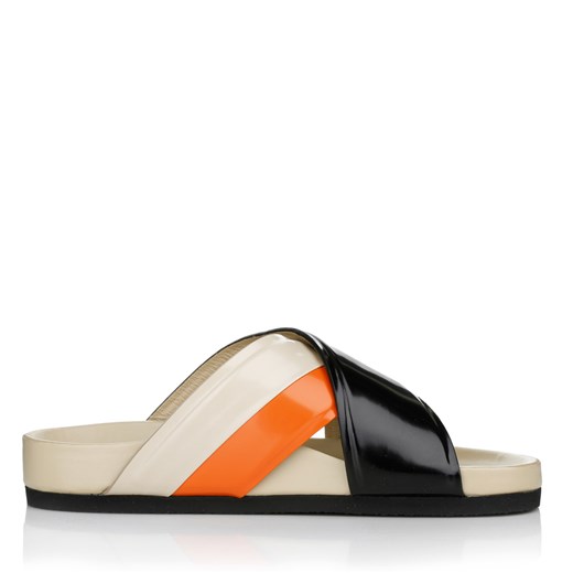 "Criss Cross Sandal Mastic Black obuwie czarny" bezowy Celine Fashionette