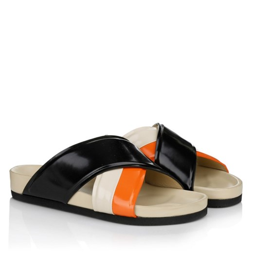 "Criss Cross Sandal Mastic Black obuwie czarny" Celine bezowy Fashionette