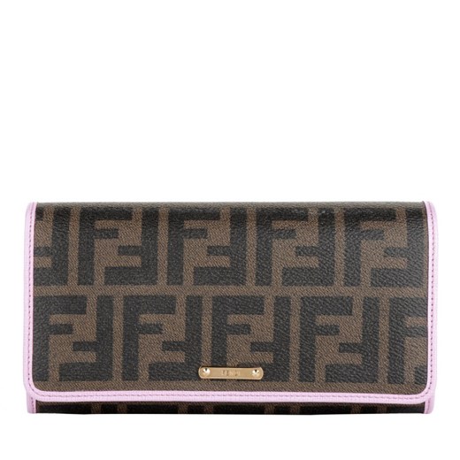 "Continental Wallet Zucca Tob Lavender Brown Rose Geldbörse brązowy, fioletowy"