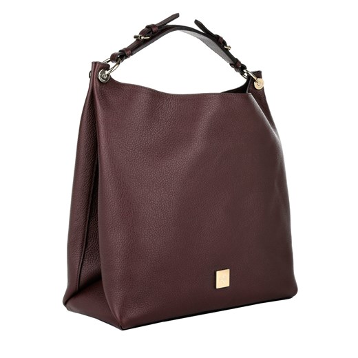 "Freya Hobo Goat Printed Calf Oxblood torebki fioletowy" Mulberry szary Fashionette