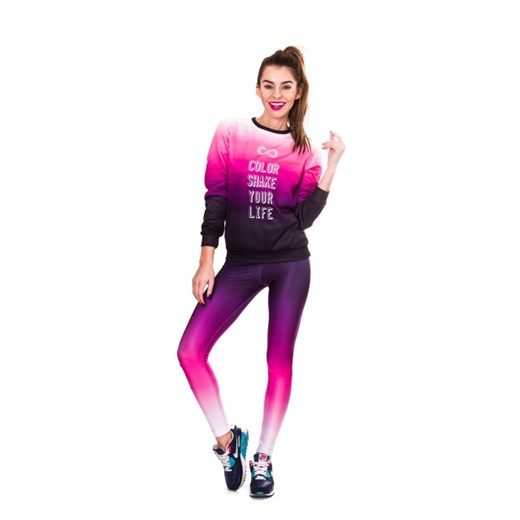 Bluza sweatshirt Ombre bialy Colorshake L colorshake.pl