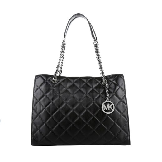 "MICHAEL Michael Kors Susannah LG Tote Black torebki czarny" bialy Michael Kors Fashionette
