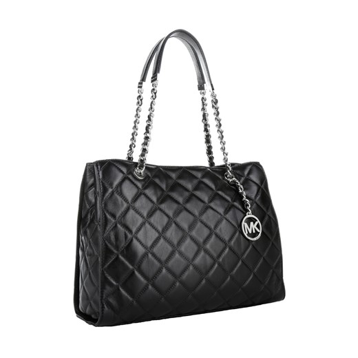 "MICHAEL Michael Kors Susannah LG Tote Black torebki czarny" Michael Kors bialy Fashionette