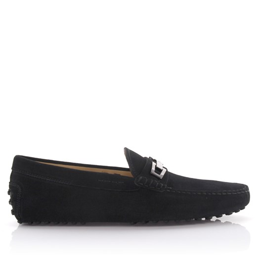 Tod's Mężczyźni Mokasyny Tods zamszowe czarne Tod`s czarny 7.5 Budapester.com