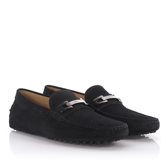 Tod's Mężczyźni Mokasyny Tods zamszowe czarne Tod`s czarny 10.5 Budapester.com