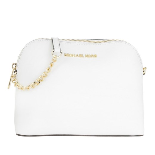 "MICHAEL Michael Kors Cindy LG Dome Crossbody Optic White torebki biały" Michael Kors bialy Fashionette