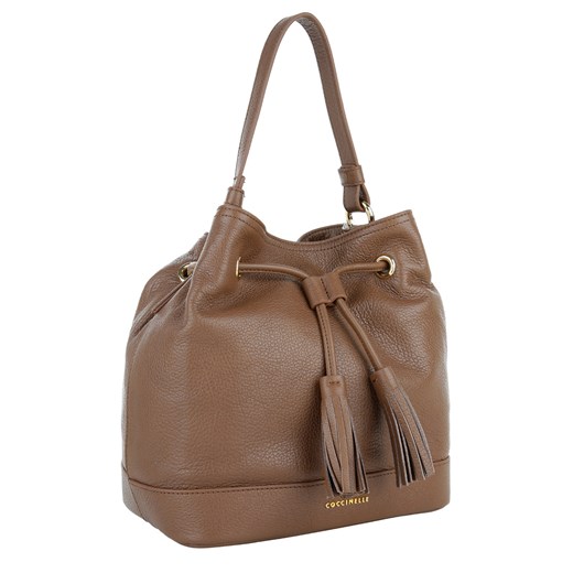 "Jessie Bucket Bag Marron Glace torebki brązowy" Coccinelle brazowy Fashionette