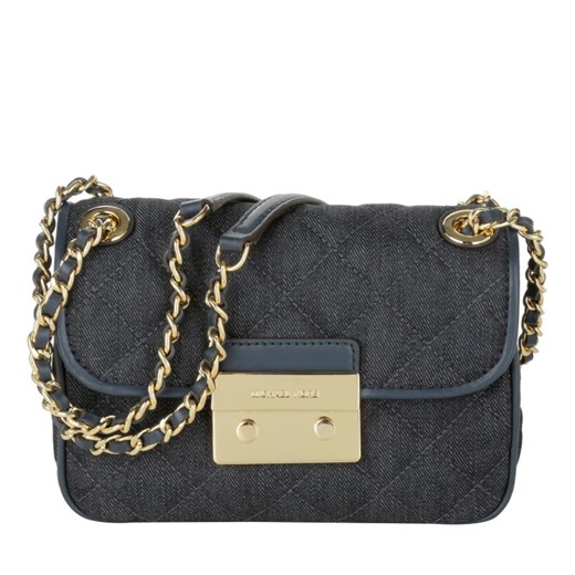 "MICHAEL Michael Kors Sloan SM Chain Shoulder Bag Dark Denim torebki niebieski" Michael Kors szary Fashionette