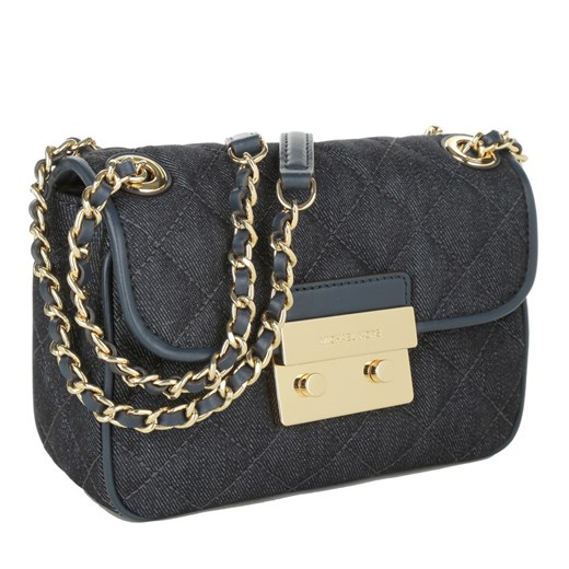 "MICHAEL Michael Kors Sloan SM Chain Shoulder Bag Dark Denim torebki niebieski" szary Michael Kors Fashionette