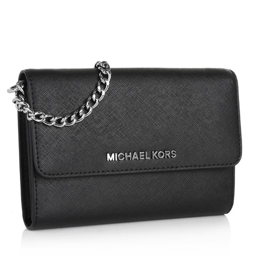 "MICHAEL Michael Kors Jet Set Travel LG Phone Crossbody Black torebki czarny" szary Michael Kors Fashionette