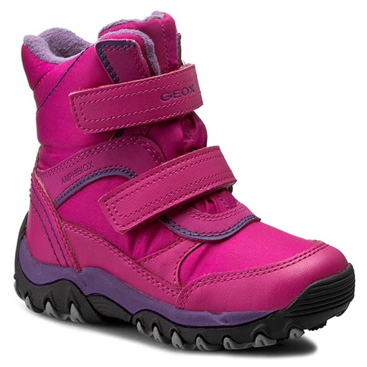 Śniegowce GEOX - J Alaska G.Abx J J5406J 0Fu54 C8370 Fuchsia/Violet Geox rozowy 25 eobuwie.pl