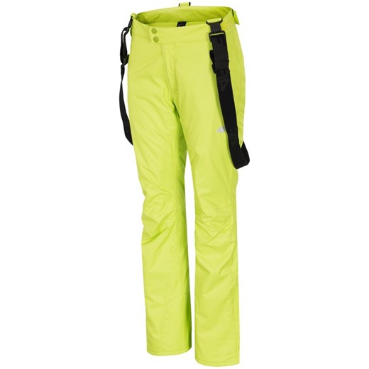 [T4Z15-SPDN050] Spodnie narciarskie damskie SPDN050 - limonka zolty 4F  eSklep marki 4F