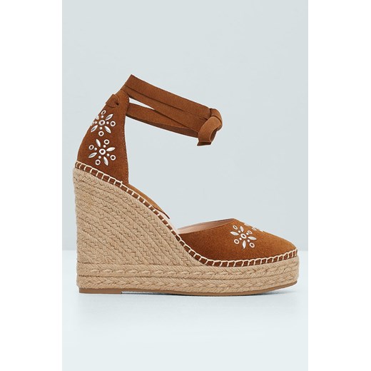 Buty - Mango - Sandały Lila C brazowy Mango 36 ANSWEAR.com