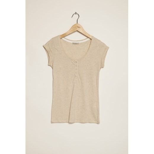 Plain grandad t-shirt Terranova  S okazja  