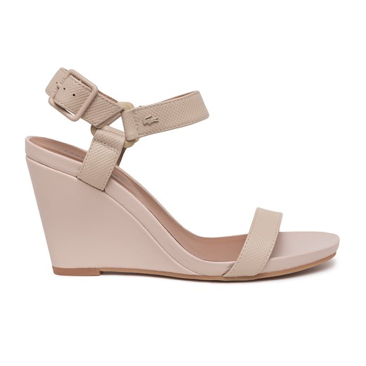 Sandały damskie LACOSTE Karoly 116 1 Caw Nat Lacoste bezowy APIA - Takie buty!