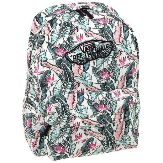 Plecak Vans Realm Bacpack (Tropical) White/Multi VNZ0IWM (VA117-b)  Vans   ButSklep.pl