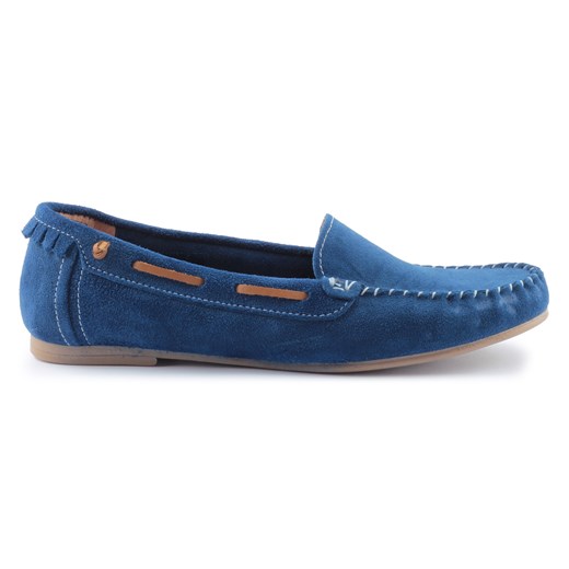 Mokasyny Filipe Shoes 8130CA/VC Azul camel 2061-105