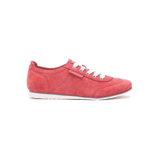 Lacoste Buty New Missano Runner - Koralowe Zamszowe Półbuty Damskie - 7-27SR Lacoste czerwony Lacoste 37 okazyjna cena Spartoo