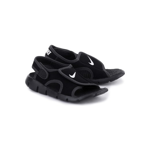 Nike Sandały Dziecko Sunray Adjust 4 - Czarne Piankowe Sandały Dziecięce - 386518 01 Nike czarny Nike 35 Spartoo