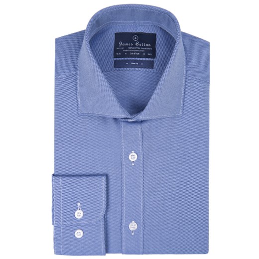 Blue Lagoon Royal Oxford Slim Fit Shirt