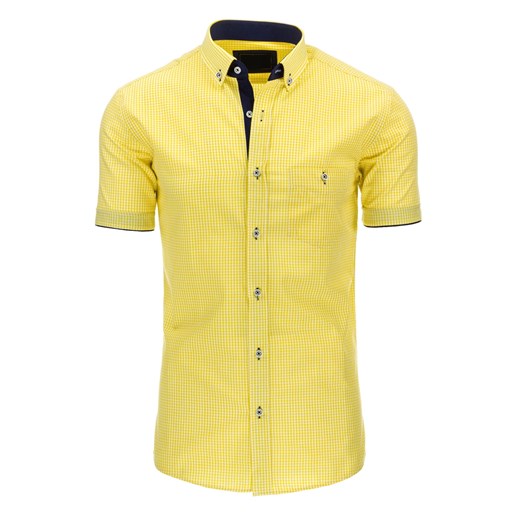 Koszula męska żółta (kx0676)   L DSTREET