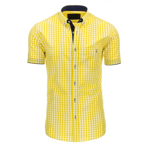 Koszula męska żółta (kx0677)   M DSTREET