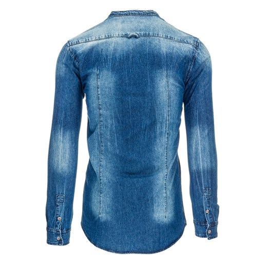 Koszula męska jeansowa (dx0976)  Jeans L DSTREET