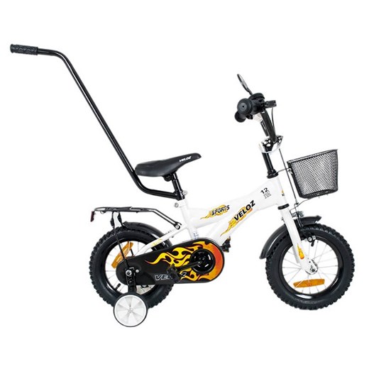 Rower BMX Veloz biały 12 cali