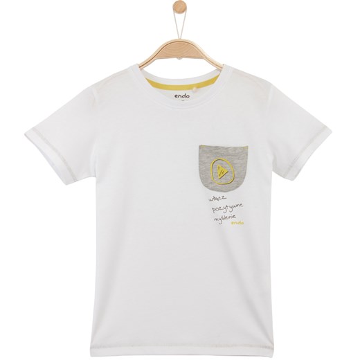 T-shirt dla chłopca szary Endo 146 endo.pl