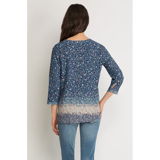 Bluzka koszulowa w stylu hippie niebieski Orsay 40 orsay.com