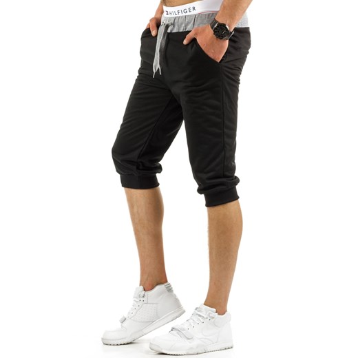 Spodenki baggy męskie czarne (sx0215) czarny L DSTREET