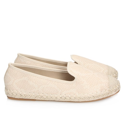 Espadryle Jane Beige bezowy Brilu 37 promocyjna cena brilu.pl 