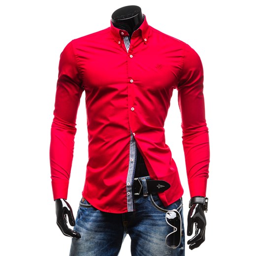Koszula męska MAX WAY 4786 czerwona