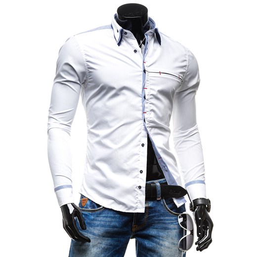 Koszula męska BOLF 4781 biała