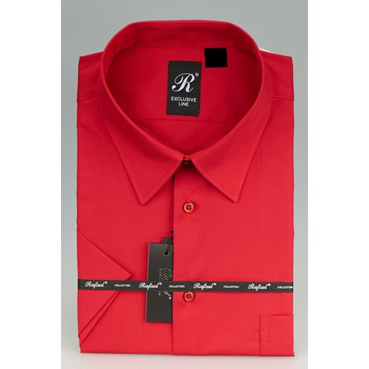 Rafael koszula czerwona 46 176/182 kr. klasyczna 80% KP czerwony Rafael  KRZYSZTOF