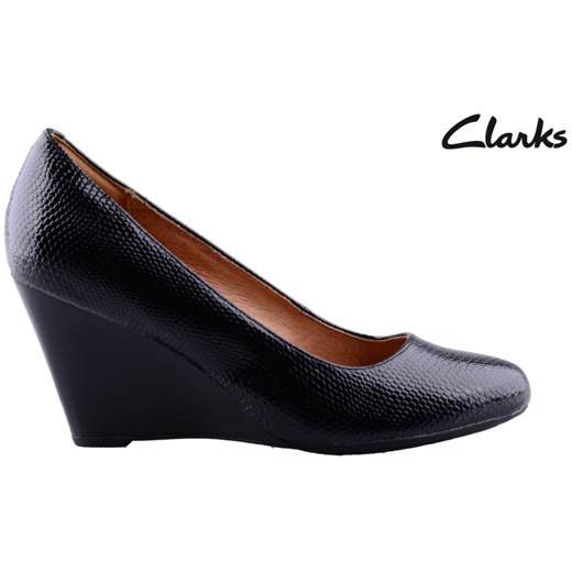 CLARKS ELSA PURITY czarny Clarks  Cozy Shoes