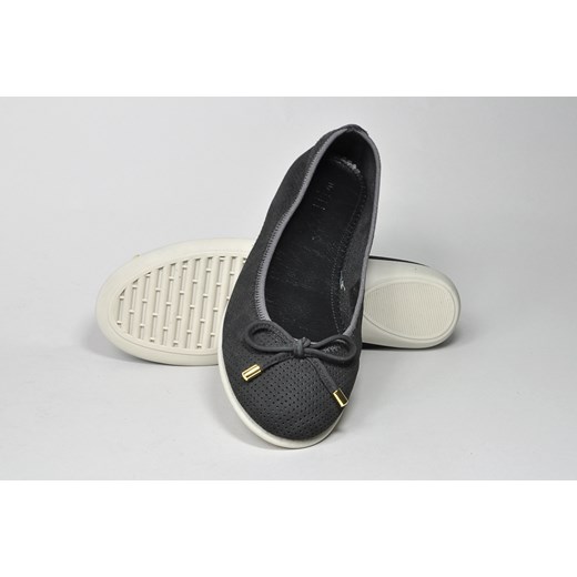 Baleriny Miss Italia A103/03 czarny zielony Flexx 40 ButyiButy