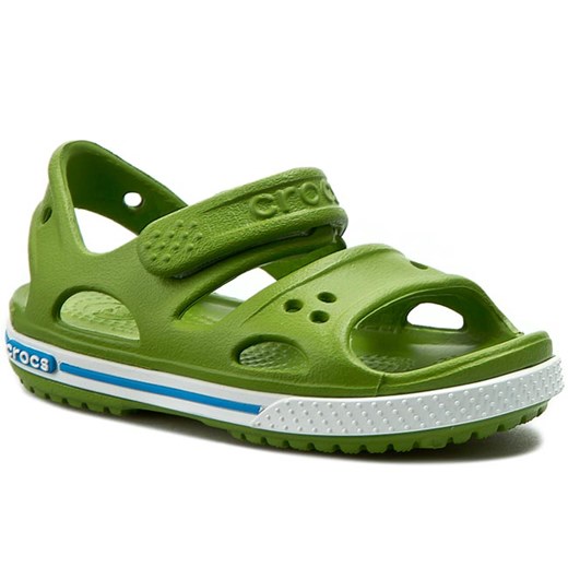 Sandały CROCS - Crocband II Sandal Ps 14854 Parrot Green/Ocean zielony Crocs 29.5 eobuwie.pl