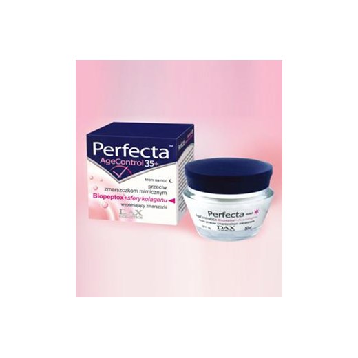 Dax Cosmetics Perfecta Age Control 35+ Biopeptox Krem na noc przeciw zmarszczkom mimicznym