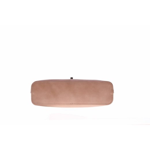 Klasyczna i Elegancka torebka skórzana Beżowa (kolory) rozowy Genuine Leather  PaniTorbalska