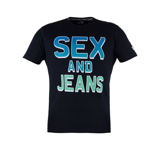 T-Shirt Armani Jeans czarny Armani Jeans Rozmiar XL VisciolaFashion