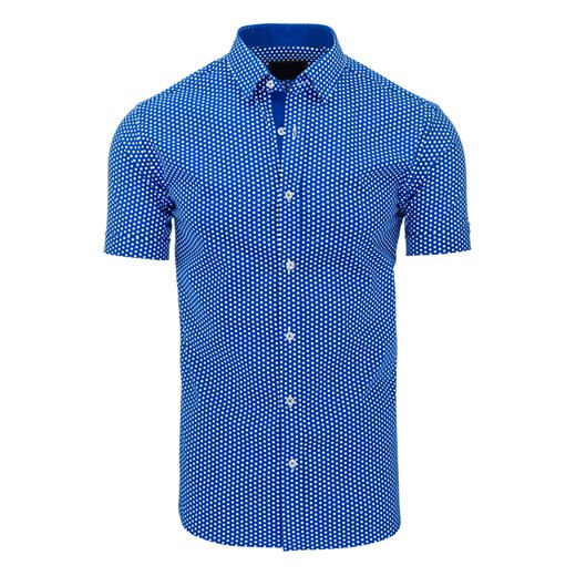 Koszula męska niebieska (kx0712)  niebieski XXL DSTREET