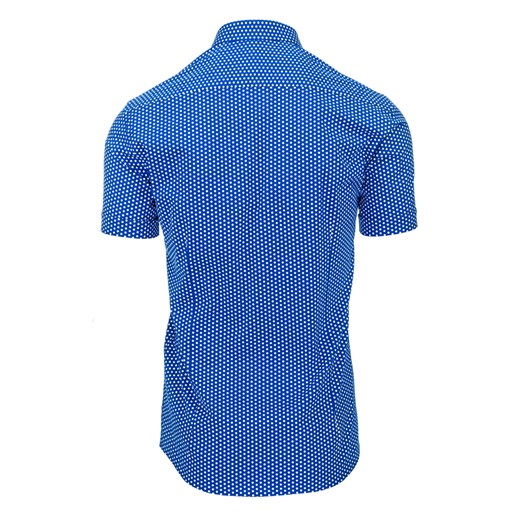 Koszula męska niebieska (kx0712) niebieski  XL DSTREET