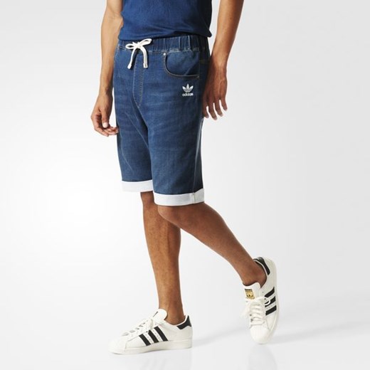Spodenki adidas Originals Denim AJ7744 brazowy Adidas S Adrenaline.pl
